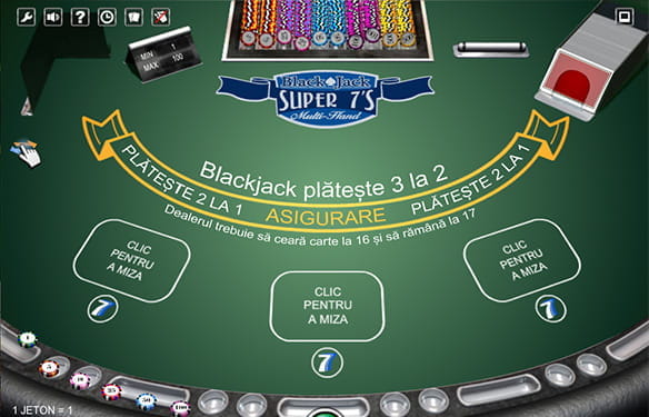 Blackjack Super 7’S la NetBet casino