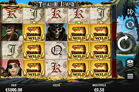Joaca Treasure Island in cazinoul mobil