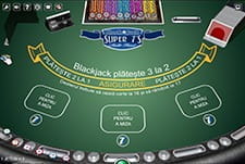 Pariuri laterale la NetBet Casino România, blackjack super 7’S