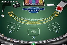 Blackjack super 7S cu pariuri laterale la Winmasters casino