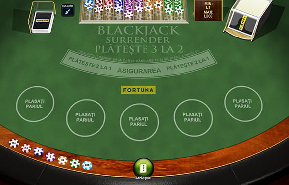 Blackjack Surrender-eFortuna casino