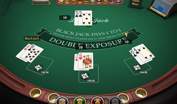 Joacă Blackjack Double Exposure la Unibet 