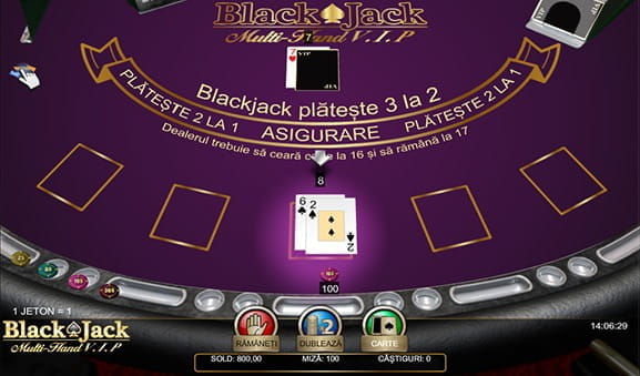 Joacă Blackjack VIP Multi-hand 