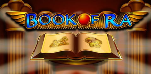Logoul jocului Book of Ra de la Novomatic