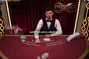 Bucharest Free Bet Blackjack la Mozzart Casino live