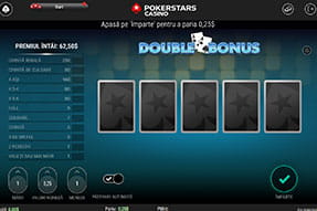 Double Bonus Poker Video Pokerstars Casino mobile