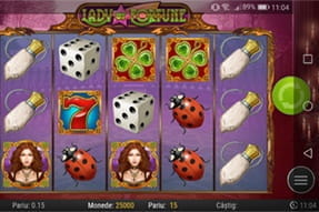 Joaca Lady of Fortune pe mobil