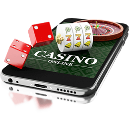 Un smartphone care arată un joc de cazino