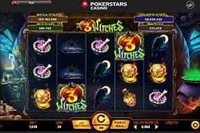 Pokerstars Mobile 3 Witches slot