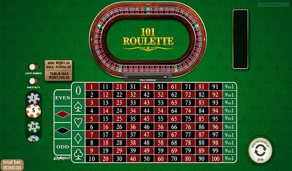 Joacă 101 Roulette de la Playtech la eFortuna casino