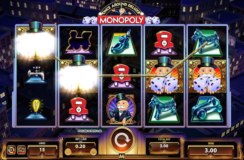 Slot Monopoly cu runde bonus