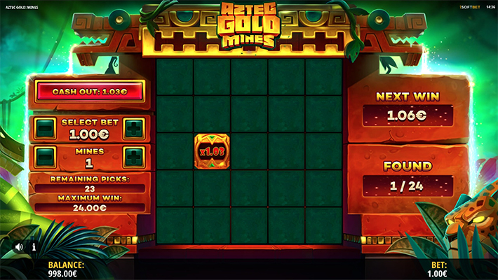 Aztec Gold Mines joc demo