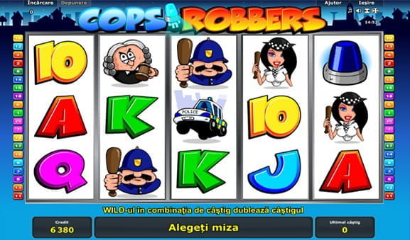 Slotul Cops N Robbers vă este prezentat de Admiral