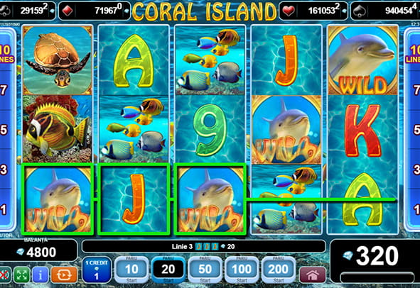 Coral island ca la aparate demo joc