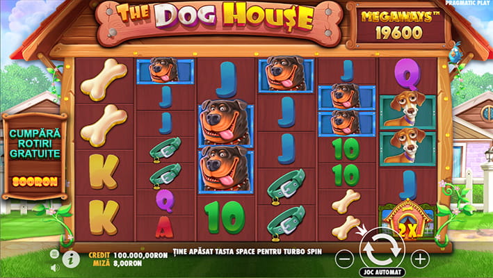 Dog House Megaways slot cu speciale