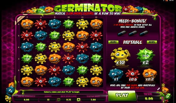 Joacă Germinator slot la operatorul Winmasters