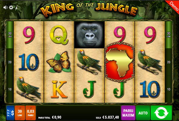 King of the Jungle joc demo