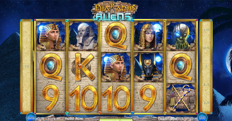 Pharaohs and Aliens Slot BF Games