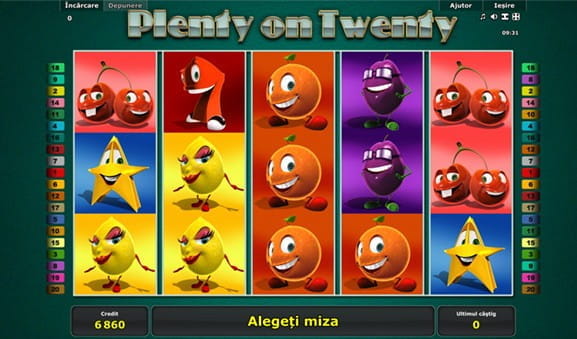 Plenty on Twenty Slot la Admiral Casino