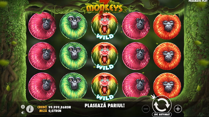 Slot 7 Monkeys joc de păcănele online