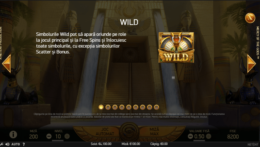 Simbol Wild - joc de bază