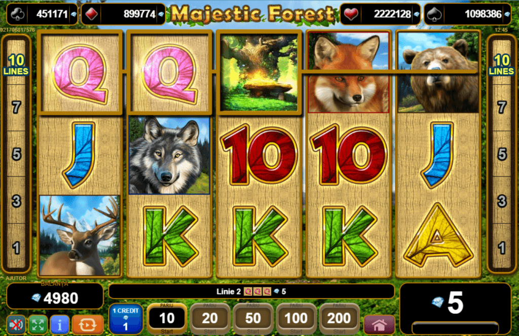 Majestic Forest la Casino Online