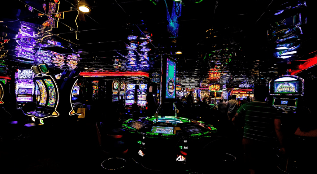Interiorul unui cazinou